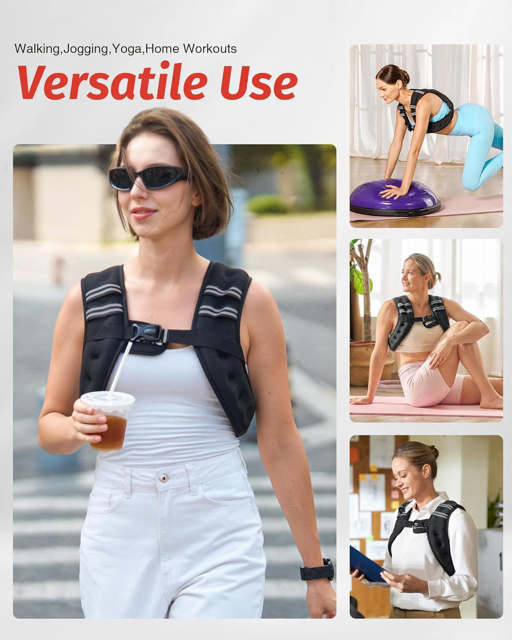 ZELUS Adjustable Weighted Vest